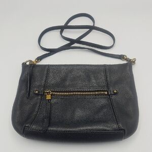The SAK Black Leather Crossbody Bag